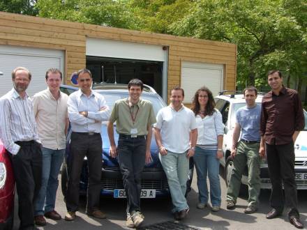 (Almost) all the team during road tests of 30/06/2009